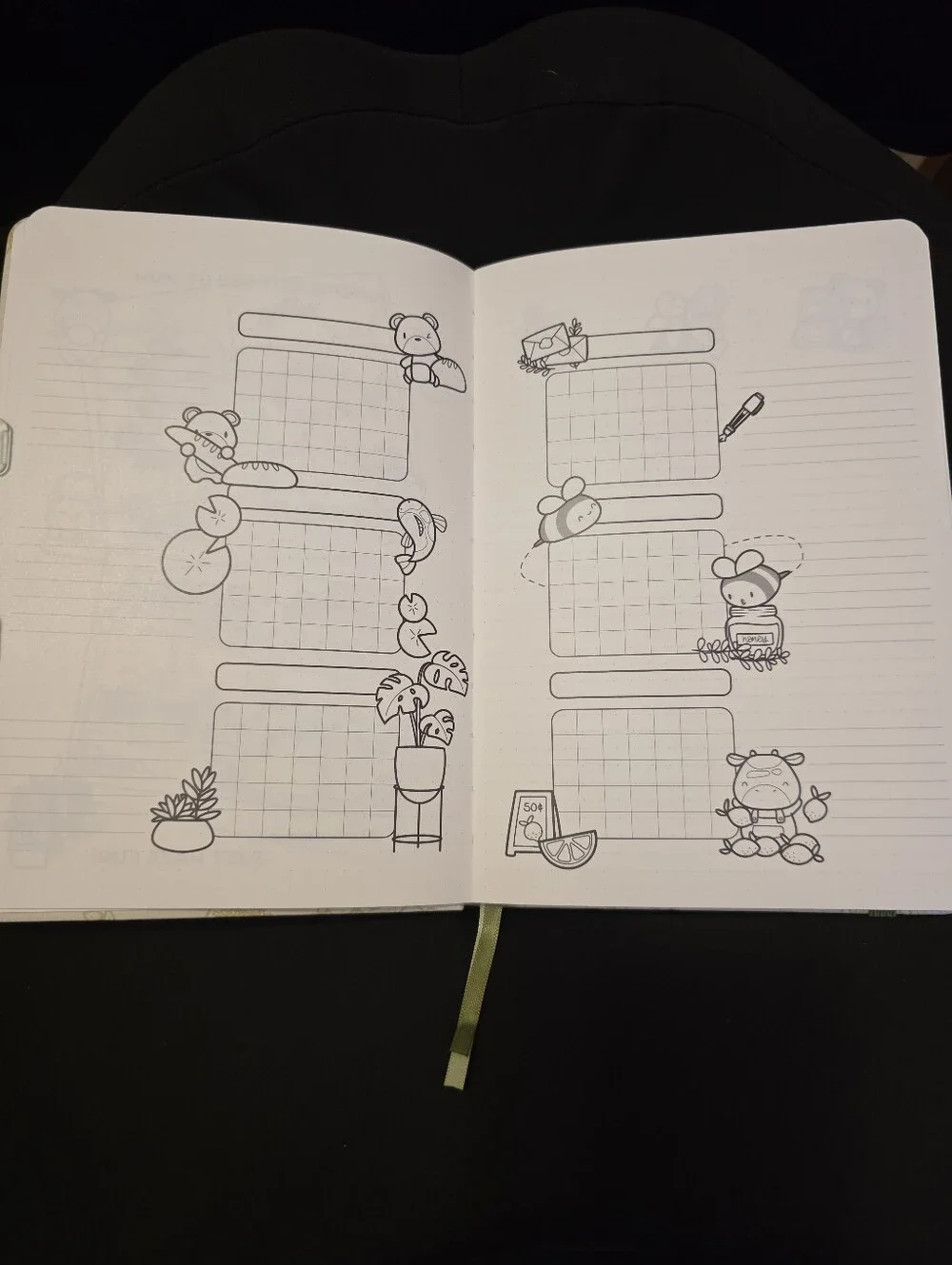 Hubman & Chubgirl 6 Month Undated Coloring Journal